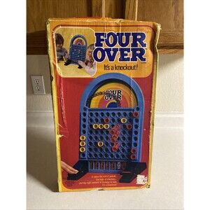 Vintage IDEAL Four Over Game 1978 No. 2064-4 It's A Knock Out - NEW SEALED BOX!